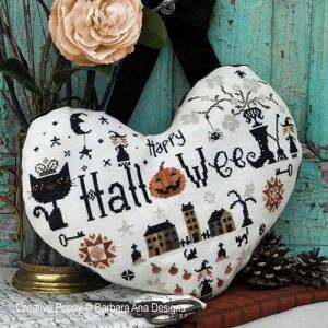 Halloween Heart�E�N���X�X�e�b�` �}�� �`���[�g �h�J ��|*Barbara Ana Designs*