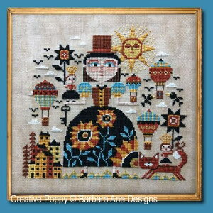Up in the Air�E�N���X�X�e�b�` �}�� �`���[�g �h�J ��|*Barbara Ana Designs*