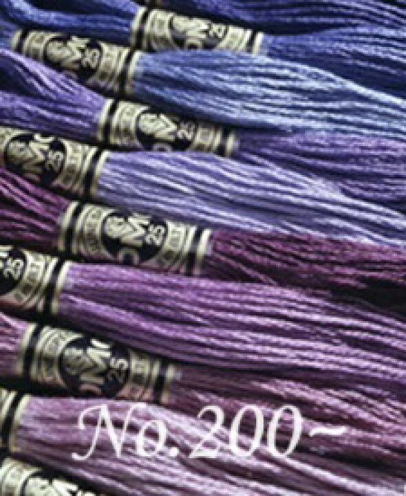 楽天市場】DMC 25番 刺繍糸 200番台 : クロスステッチ Fabric