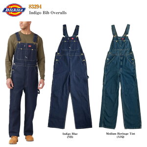 �yDickies�z83294 �C���f�B�S �r�u �I�[�o�[�I�[�� Indigo Bib Overalls �f�j�� �C���f�B�S�u���[ Indigo Blue NB Medium Heritage Tint A1Q �����O�X �҉� 32�C���` �� �� �Ò� �A���e�B�[�N�����Y ���f�B�[�Y ���[