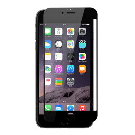 クロスフォレスト iPhone6 Plus / iPhone6s Plus用 液晶保護 ガラスフィルム フルカバー(全面)タイプ ブラック