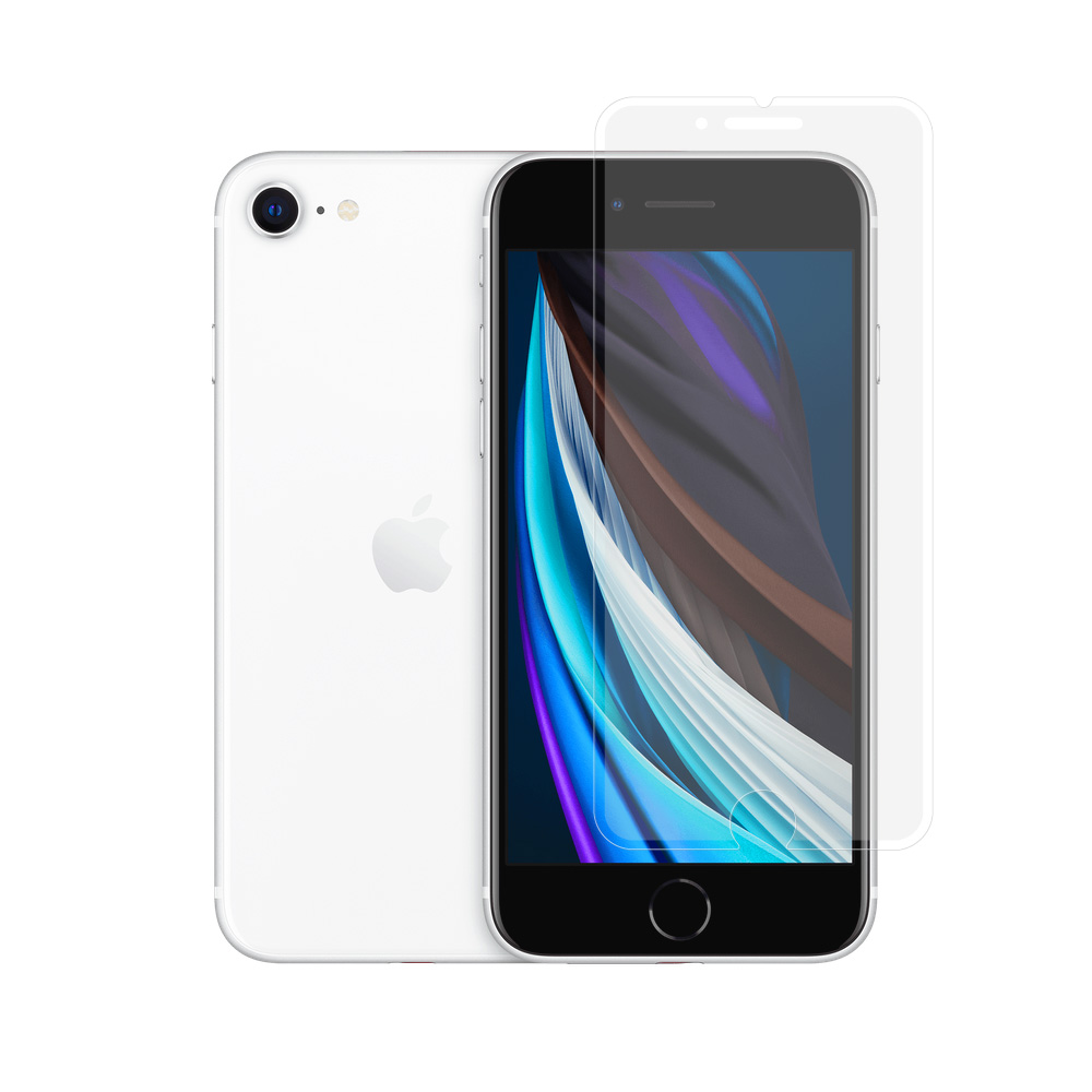 送料無料 iPhone SE2 第2世代 2020 液晶保護 ガラスフィルム 開店記念セール！ アンチグレア 映り込み防止 クロスフォレスト 2 専用 SE さらさらとした手触りで指の突っかかりを防止 反射 超熱