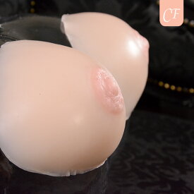 人工乳房 貼付式 リアルブレストフォーム2 シリコンパット 左右セット Mサイズ おっぱい シリコンバスト コスプレ 女装 偽乳 リアル 男の娘 胸パッド