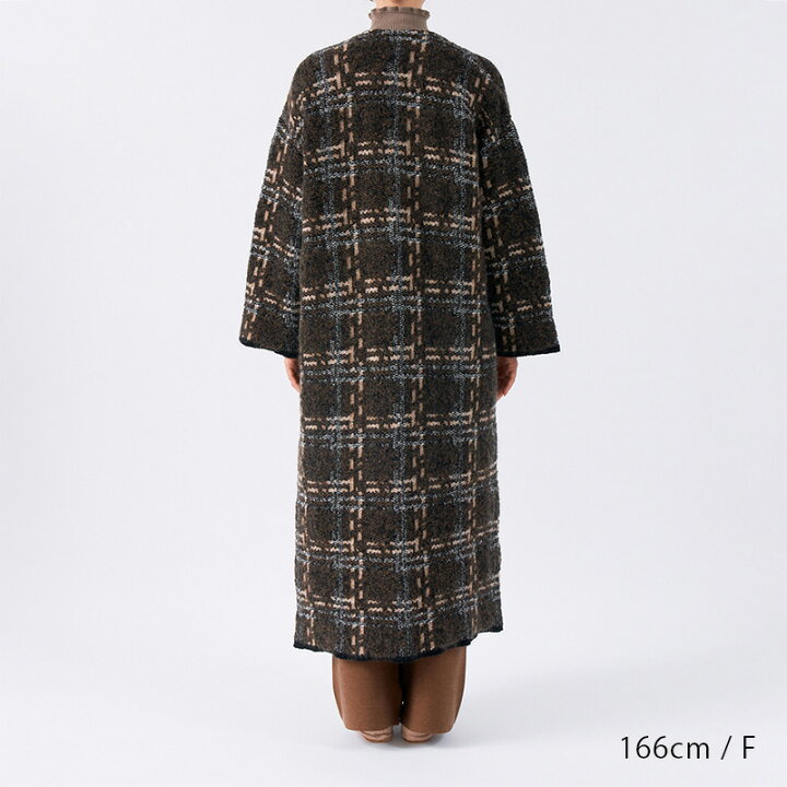 楽天市場】kone - jacquard reversible gown coat - ジャガード  