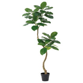 人工観葉植物 ゴムの木 （ポット付き） グリーン 高さ150cm （P275-a51116) （代引き不可） インテリアグリーン フェイクグリーン