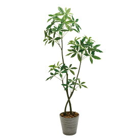 人工観葉植物 パキラ 6F プランター入り 高さ190cm （P206-mgf22100) （代引き不可） インテリアグリーン フェイクグリーン