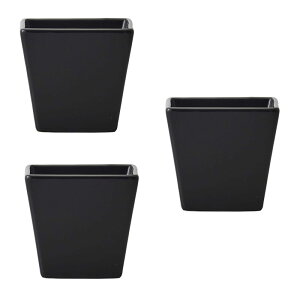 ԕr t[x[X Ceramic Gift Color VASE Square J[ x[X XNGA black i3j [144-773-800] [p95] Xg[EFA isj CeA fBXvC
