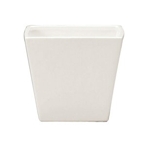 ԕr t[x[X Ceramic Gift Color VASE Square J[ x[X XNGA white i1j [144-774-100] [p95] Xg[EFA isj CeA fBXvC
