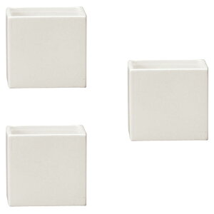 ԕr t[x[X Ceramic Gift Color VASE Cube J[ x[X L[u white i3j [144-778-100] [p95] Xg[EFA isj CeA fBXvC