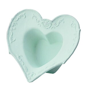 �ԕr �t�����[�x�[�X Ceramic Gift Olivia Heart �I���r�A �n�[�g mint green �i1����j [240-244-412] [p98] �X�g�[���E�F�A �i������s�j �C���e���A �f�B�X�v���C