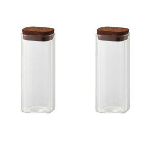 ԕr t[x[X Glass Gift Glass Square with Cork KXXNGA EBY RN brown i2j [777-407-028] [p120] KX isj CeA fBXvC