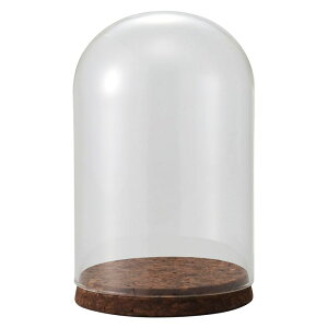 �ԕr �t�����[�x�[�X Glass Gift Glass Dome with Cork �K���X�h�[�� �E�B�Y �R���N brown �i1����j [777-432-028] [p120] �K���X �i������s�j �C���e���A �f�B�X�v���C