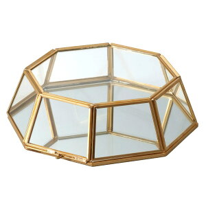 ԕr t[x[X Glass Gift Jardin miniature Octagon W_ ~jA`[ IN^S gold i1j [780-464-902] [p125] ^J isj CeA fBXvC
