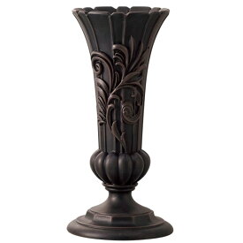 花瓶 フラワーベース Ceramic Display Charles シャルル antique black （1個入り） [820-656-802] [p78] ポリレジン （代引き不可） インテリア ディスプレイ
