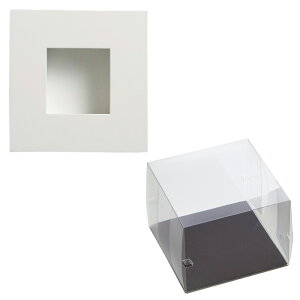 �ԕr �t�����[�x�[�X Frame wood frame Box Type �E�b�h �t���[�� �{�b�N�X �^�C�v white �P�[�X�t�� �i1����j [680-081-102] [p175] MDF �i������s�j �C���e���A �f�B�X�v���C