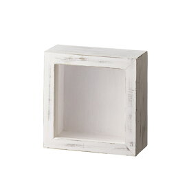 花瓶 フラワーベース Frame Natural wood　box ナチュラル ウッド ボックス white （1個入り） [680-890-102] [p172] 天然木 （代引き不可） インテリア ディスプレイ