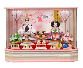 ひな人形　ひな祭 雛人形ケ－ス あゆみ三五親王飾 v213-250 アクリルケース コンパクト 軽量 桃の節句