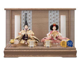 ひな人形　ひな祭 雛人形ケ－ス みづき小三五親王飾 v263-274 アクリルケース コンパクト 軽量 桃の節句　送料無料
