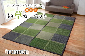 純国産 い草花ござ 『FUBUKI』 江戸間2畳(約174×174cm）