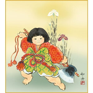 色紙絵 端午の節句【美原如舟】金太郎 kst-022 五月人形【代引き不可】