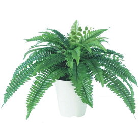 人工観葉植物 ボストンファン L ポット付き 高さ40cm （P100-98570) （代引き不可） インテリアグリーン フェイクグリーン