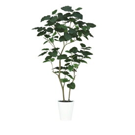 人工観葉植物 HQ ウンベラータ FST 2本立 180 ポット付き 高さ180cm （P40-99326) （代引き不可） インテリアグリーン フェイクグリーン