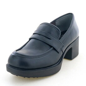 ＼マラソンポイント10倍／【公式】byあしながおじさん 軽量 | ヒールアップ ローファー 24aw | 8510097 レディース 厚底 春夏 靴 新作 痛くない 歩きやすい ローファー 甲高 幅広 パンプス 外反母趾 ヒール 太ヒール 金具 定番 送料無料