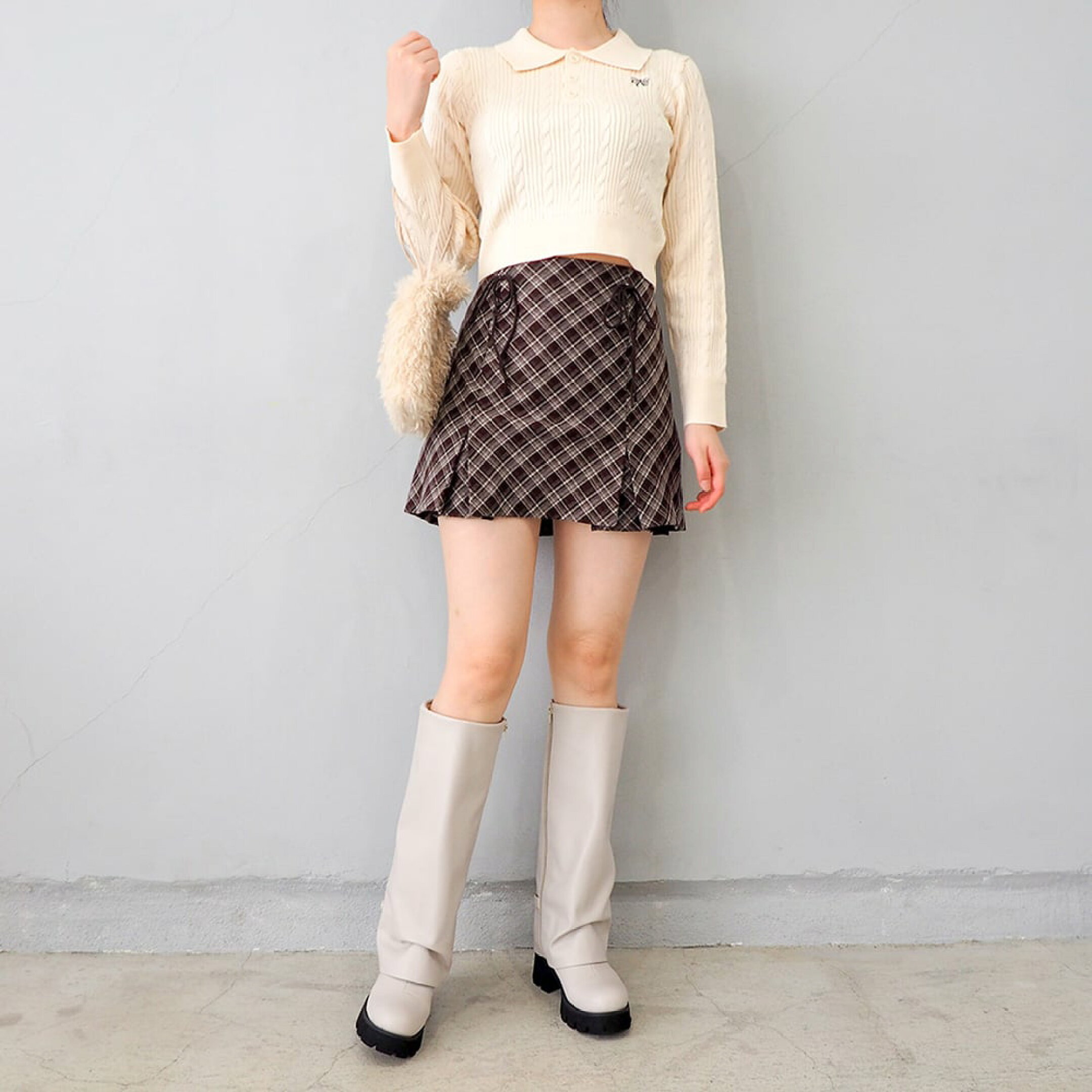 ボトムスを被せるのもアリです