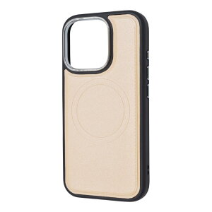 iPhone16Pro �P�[�X ���U�[ �x�[�W�� MagSafe �}�O�l�b�g �Ή� PU���U�[ �Ռ��z�� �V���v�� ���n �ی� �X�}�z �J�o�[ iPhone 2024 6.3inch 3�� �A�C�z�� �A�C�t�H�� �v�� �I�[�v�����U�[ IN-P47OLC4-BE