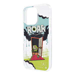 iPhone16Pro ケース ディズニー モンスターズインク マイク クリア 透明 恐怖体験 イラスト キャラクター グッズ 保護 衝撃吸収 スマホ カバー TPU ソフト iPhone 2024 6.3inch 3眼 アイホン アイフォン