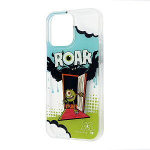 iPhone16ProMax ケース ディズニー モンスターズインク マイク クリア 透明 恐怖体験 イラスト キャラクター グッズ 保護 衝撃吸収 スマホ カバー TPU ソフト iPhone 2024 6.9inch 3眼 アイホン アイフォ