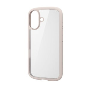 �G���R�� iPhone16 �P�[�X �n�C�u���b�h �Ռ��z�� �y�� ���^ �J��������ی� �X�g���b�v�z�[���t TOUGH SLIM LITE �s���N PM-A24ATSLFCPN