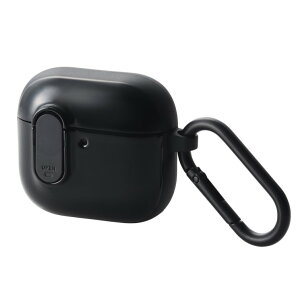 GR AirPods 4 P[X p ϏՌ Jo[ y CX / MagSafe [dΉ z Ռz t^JbN@\ h~ Jrit TOUGH SLIM Lock ubN AVA-AP06TSLBK