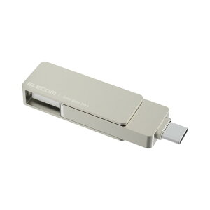 �G���R�� SSD �O�t�� 1TB USB3.2(Gen2) �Ǎ��ő�500MB/�b USB�������^ �|�[�^�u��SSD ��]�� ���� USB Type C / USB-A ���Ή� �X�g���b�v�z�[���t �V���o�[ ESD-EPA1000GSV