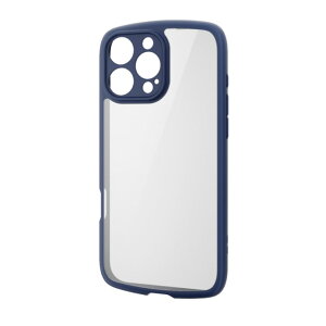 �G���R�� iPhone 16 Pro Max �P�[�X �n�C�u���b�h �J�o�[ �Ռ��z�� �y�� ���^ �J���������Y�ی�݌v �X�g���b�v�z�[���t �d�x5H TOUGH SLIM LITE �Ɍ��ی� �l�C�r�[ PM-A24DTSLFCKNV