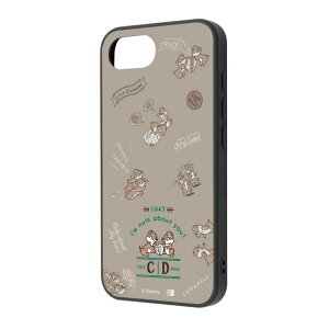 iPhone16e ケース ディズニー チップ デール ベストフレンド キャラクター グッズ 衝撃吸収 ハイブリッド 保護 スマホ カバー ハード iPhone アイフォン アイホン 2025 2月 SE4 後継機 maru IQ-DP50K4TB-CD9