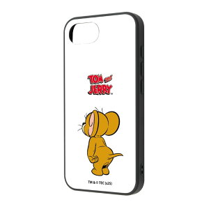 iPhone16e ケース トムとジェリー ジェリー キャラクター グッズ 後ろ姿 スタンダード 衝撃吸収 ハイブリッド 保護 スマホ カバー ハード iPhone アイフォン アイホン 2025 2月 SE4 後継機 maru IQ-WP50K4