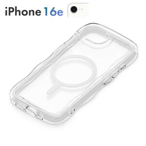 iPhone16e EF[u P[X Ȃ݂Ȃ ˂ NA  magsafe }OZ[t Ή GANbVP[X PG-25KMA11CL