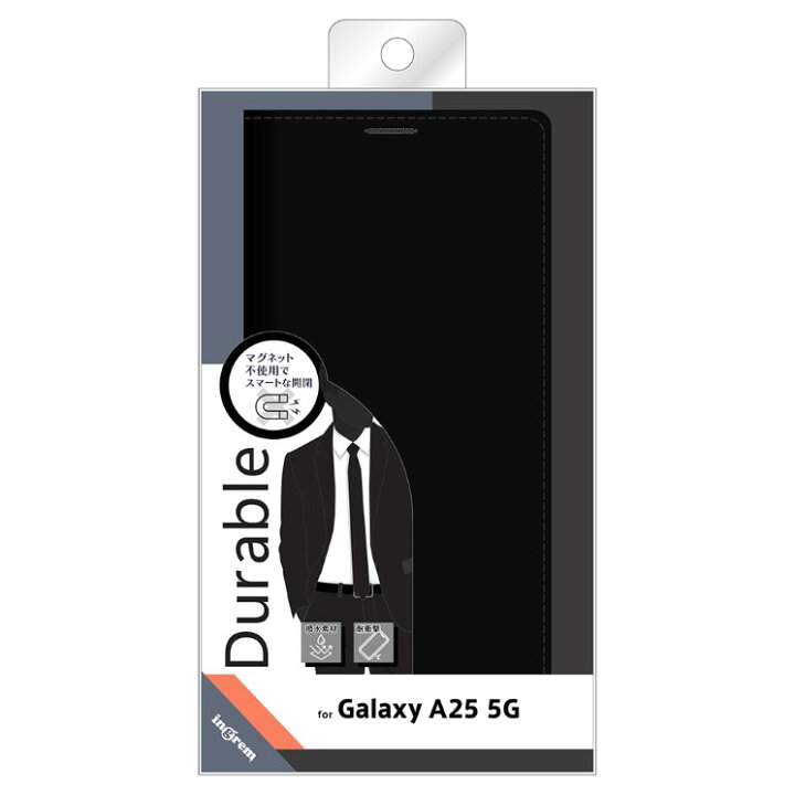 楽天市場】GalaxyA25 5G ケース 手帳型 ブラック 黒 マグネット不使用 