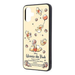 GalaxyA25 5G ケース ディズニー プーさん はちみつ キャラクター グッズ 衝撃吸収 ハイブリッド 保護 スマホ カバー エアクッション ハイブリッド Galaxy A25 ギャラクシー SC-53F maru IQ-DGA25K4TB-PO12
