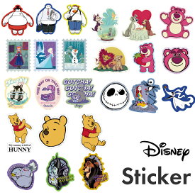 ディズニー ステッカー シール Disney ライオンキング くまのプーさん アナと雪の女王 キャラクター グッズ おしゃれ かわいい 【3種類 各1枚】 DNG-264