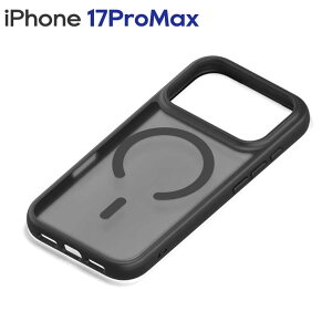 iPhone17ProMax �P�[�X MagSafe�Ή� �N���A �u���b�N ������ �}�O�l�b�g�����O �n�C�u���b�h�P�[�X �A�C�t�H�� �A�C�z�� PG-25DMH01BK