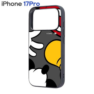 iPhone17Pro �P�[�X �f�B�Y�j�[ �~�b�L�[�}�E�X �J���[ �O���[ �L�����N�^�[ �O�b�Y �Ռ��z�� �n�C�u���b�h �ی� �X�}�z �J�o�[ �n�[�h iPhone 2025 6.3inch 3�� �A�C�z�� �A�C�t�H�� maru IQ-DP53K4TB-MK26