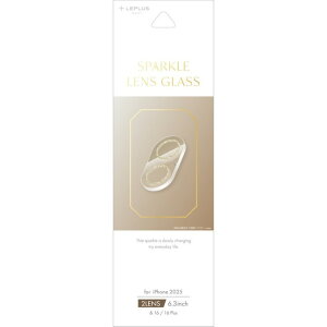iPhone17 iPhone16 iPhone16Plus JtB S[h Yی ̌^^Cv Sʕی  炫 SPARKLE LENS GLASS LN-IM25FGLENSLGD