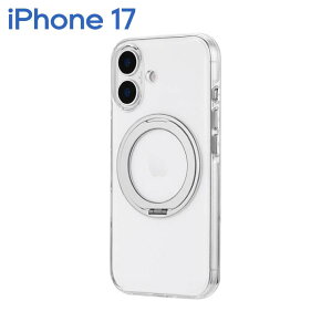 iPhone17 �P�[�X �X�}�z�X�^���h�t�� �}�O�l�b�g�����O �N���A ���� �V���o�[ 360�x��] �������n�[�h�P�[�X MASTER CLEAR mag swing LN-IM25MCMSSV
