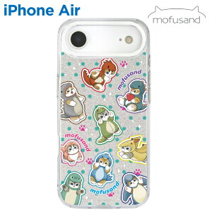 tTh iPhoneAir P[X NA mofusand LN^[ ObY X}z Jo[ Jt[ Ci[V[gtdl iPhone 2025 6.6inch 1 ACz ACtH GA[ CameraFrame MOFU-103A