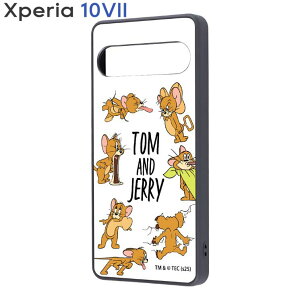 Xpria10VII ケース トムとジェリー ジェリー おかしなジェリー ギャグ キャラクター グッズ 耐衝撃 スマホ カバー エアクッション ハイブリッド Xperia エクスペリア 10 VII SO-52F maru IQ-WXP10M7K4TB-TJ11