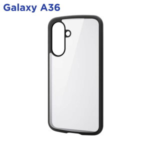 �G���R�� Galaxy A36 5G ( SC-54F ) �P�[�X �n�C�u���b�h �Ռ��z�� �y�� ���^ �J���������Y�ی�݌v �X�g���b�v�z�[���t TOUGH SLIM LITE �u���b�N PM-G254TSLFCBK