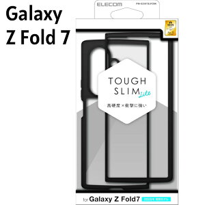 �G���R�� Galaxy Z Fold7 ( SC-56F ) �P�[�X �n�C�u���b�h �Ռ��z�� �y�� ���^ �J��������ی� TOUGH SLIM LITE �u���b�N PM-G256TSLFCBK
