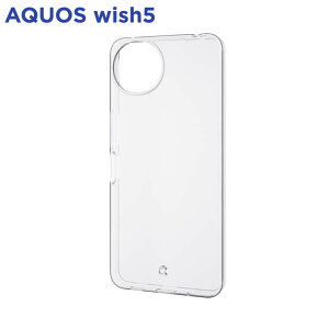 �G���R�� AQUOS wish5 ( SH-52F ) �P�[�X �\�t�g ���^ �J���������Y�ی�݌v �X�g���b�v�z�[���t �N���A PM-S251UCTCR